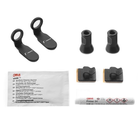 Support Clignotant Rizoma avant pour clignotant light unit - NoirRef : RZ0911 / FR444B