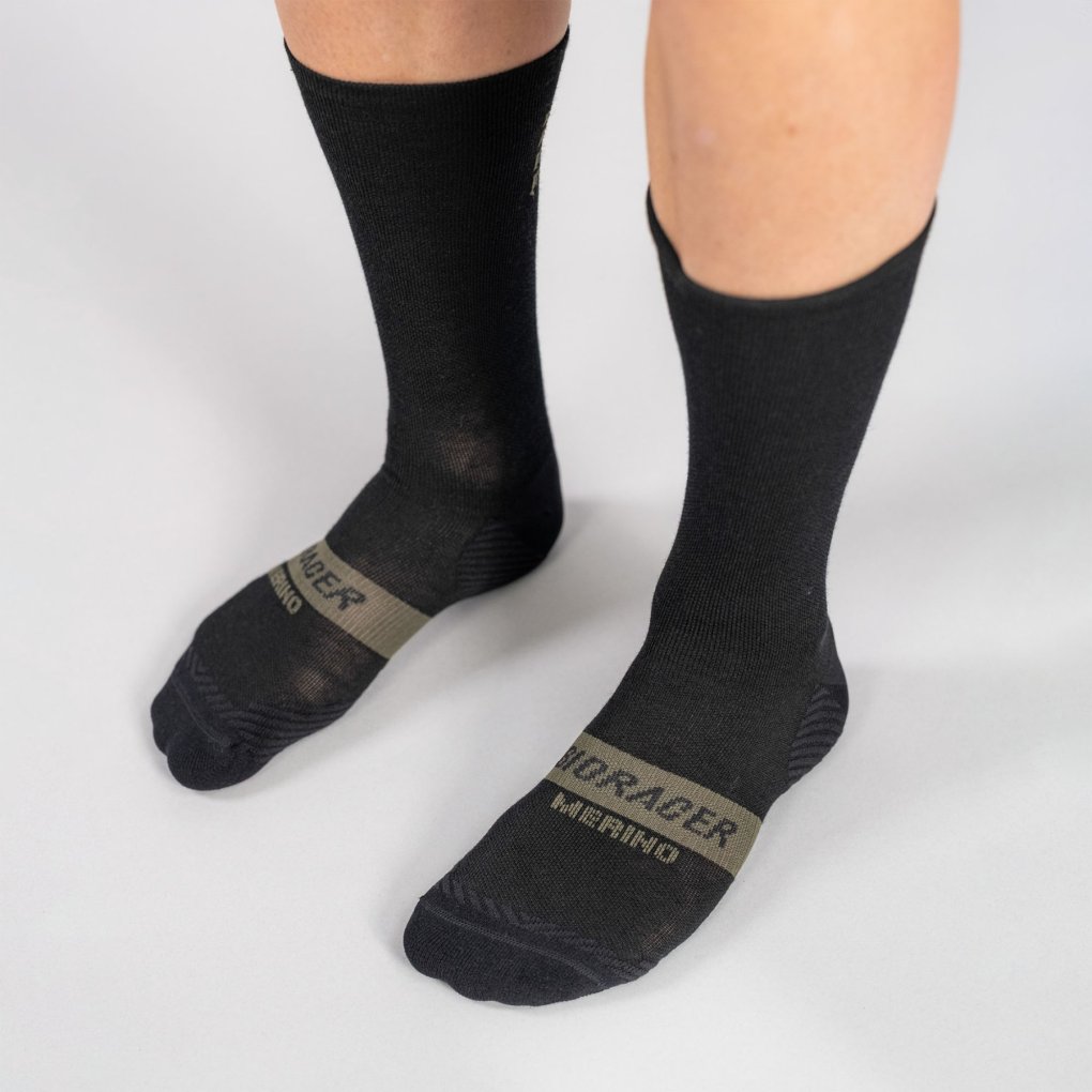 Bioracer Thermal Merino Cycling Socks - black