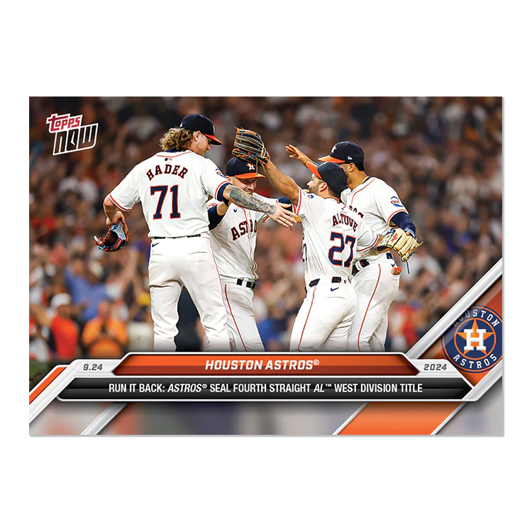 Houston Astros - 2024 MLB TOPPS NOW® Card 746