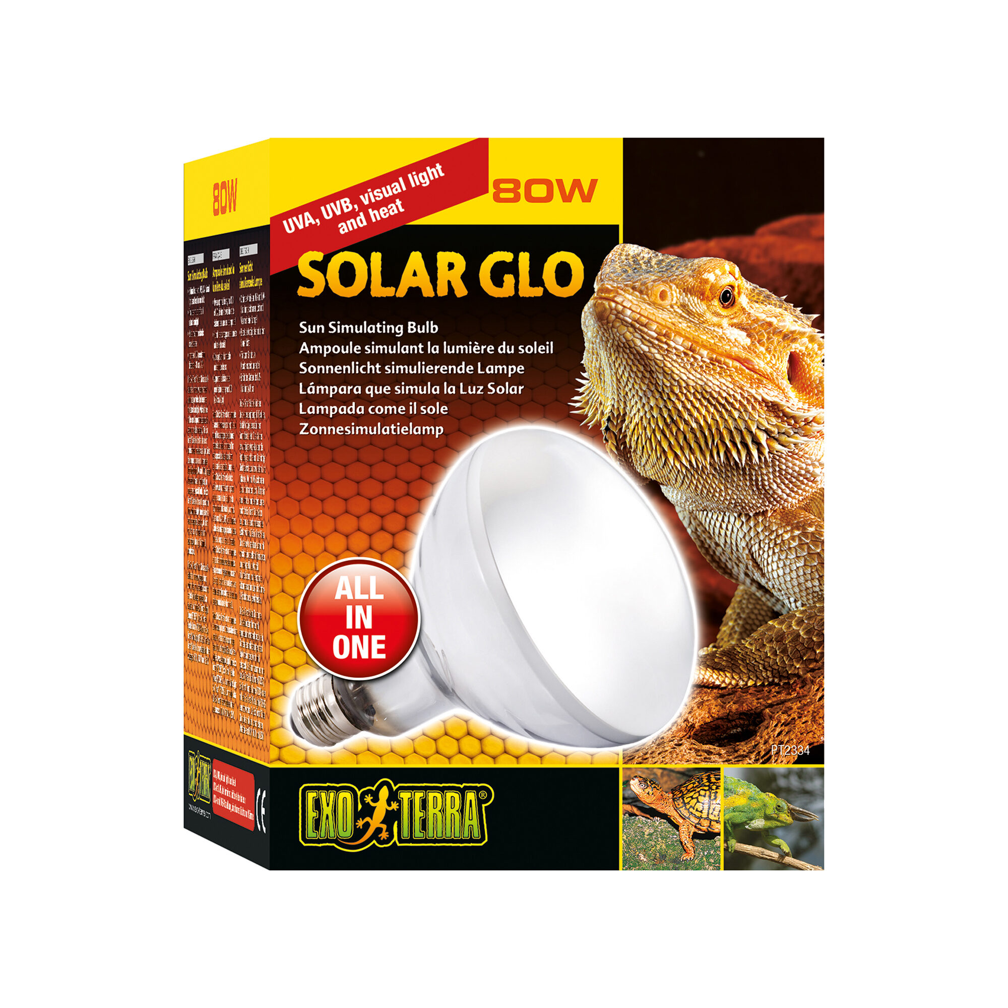 Exo Terra Solar Glo Heat and UVB Lamp - 125W