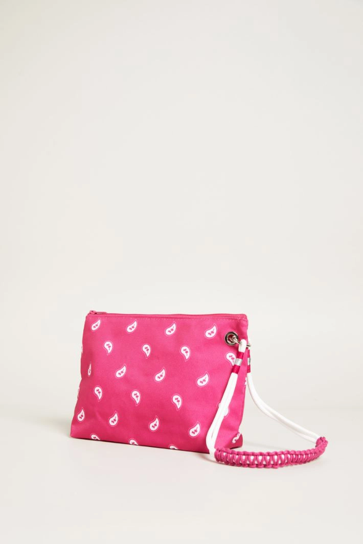 Bandana Print Envelope - FUCHSIA