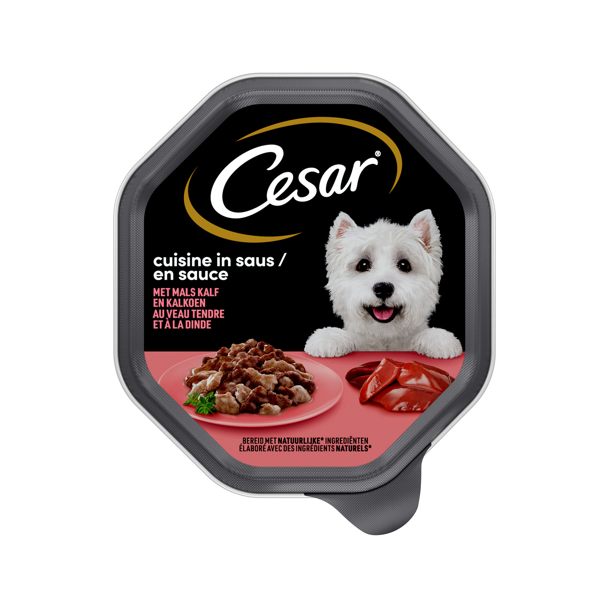 Cesar Cuisine in Sauce - Veal and Turkey - 14 x 150 g