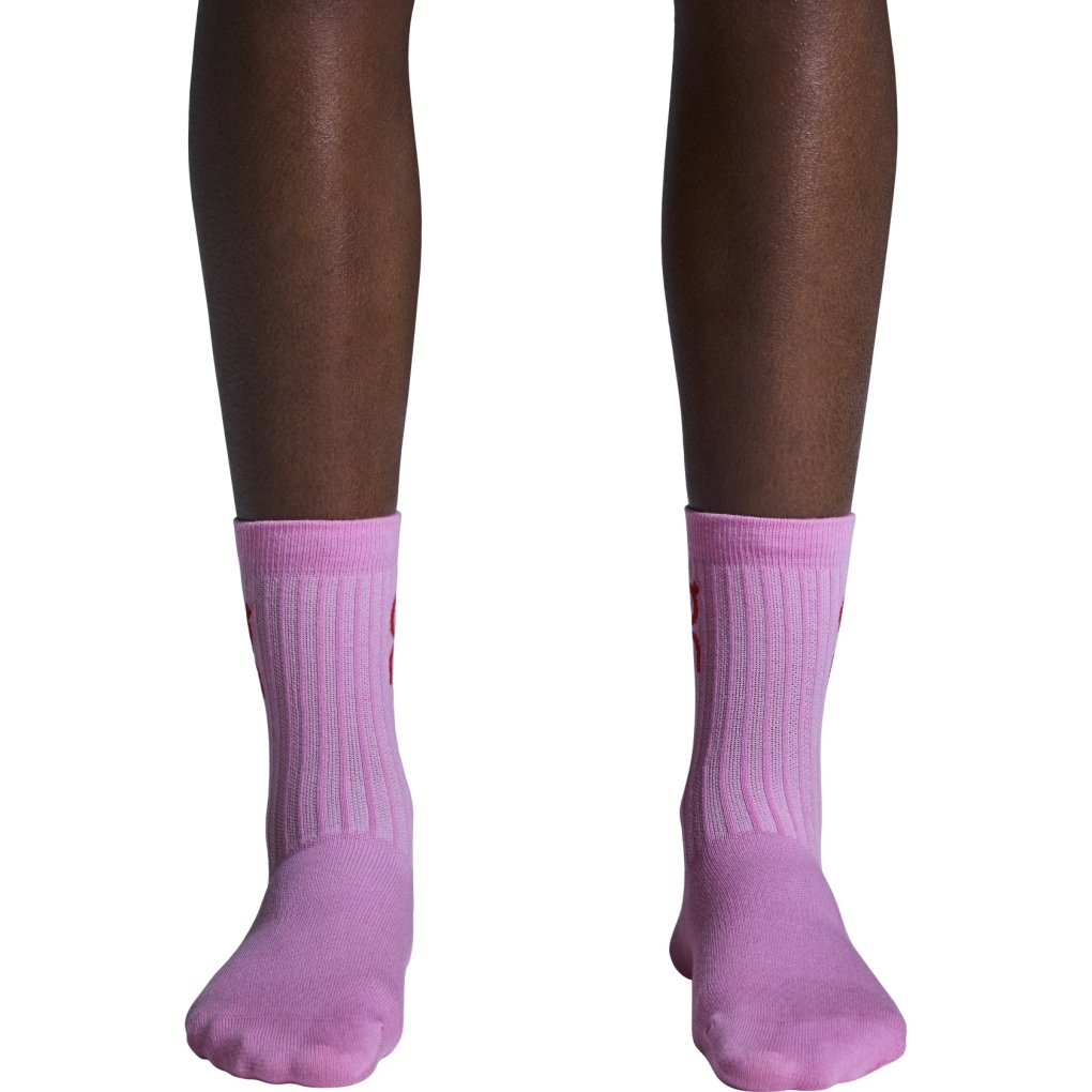 On Logo Sock High Socks Unisex - 3-Pack - Mauve | Raspberry