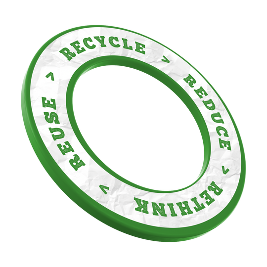 McDart Recycle Reduce Rethink Reuse Dartboard Surround