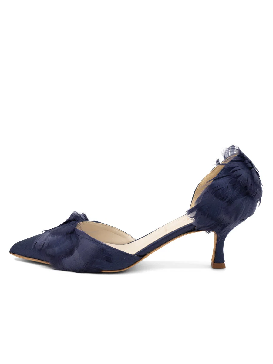 Sofia d'Orsay Feather Heel