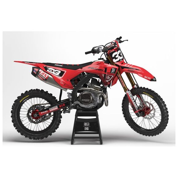 Kit déco RiderUnik TALK - RougeHONDA 450 CRF 450 R (PE05) - 2013 - 2016Ref : RU2689 / HO-TALK-27