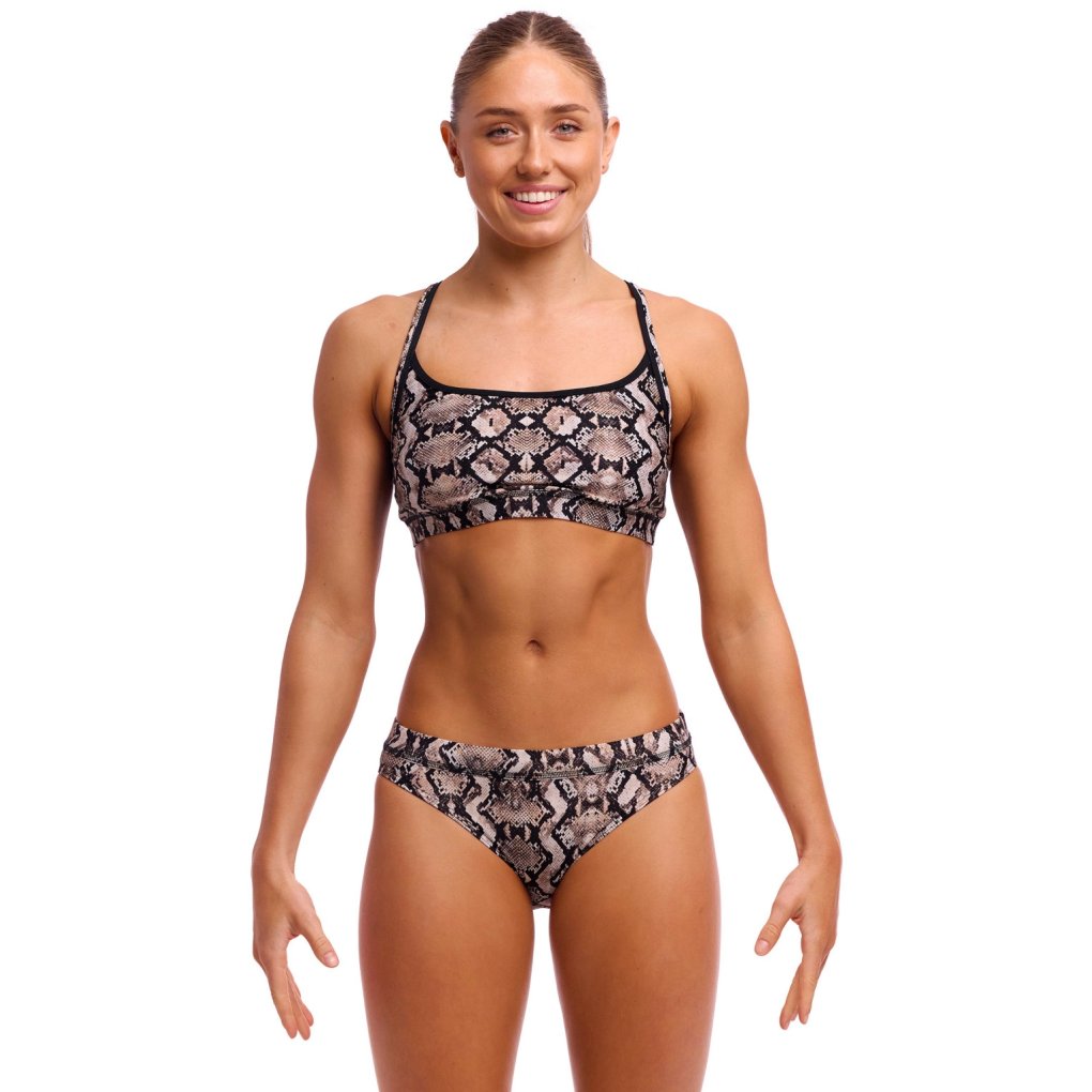 Funkita Sports Eco Bikini Briefs Women - Rattle Racer
