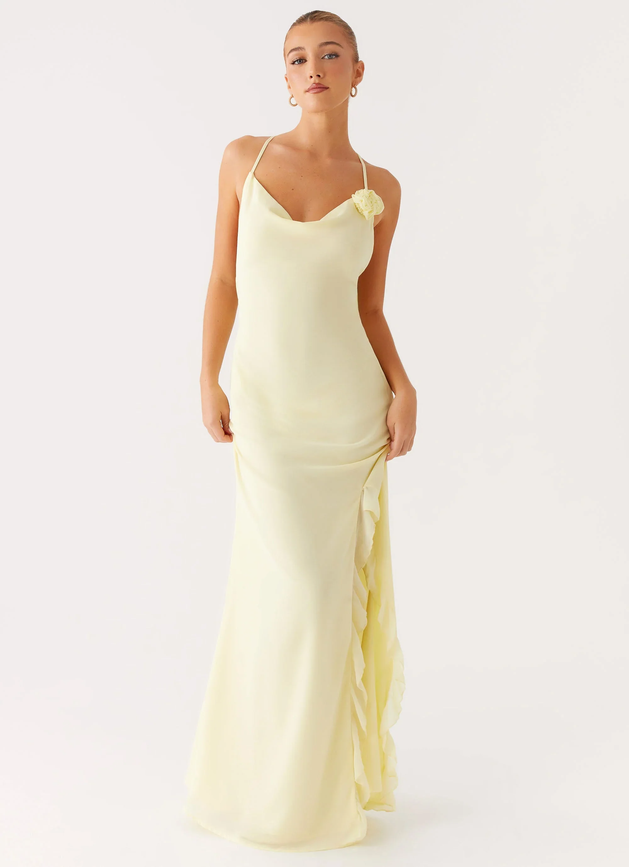 First Class Maxi Dress - Yellow
