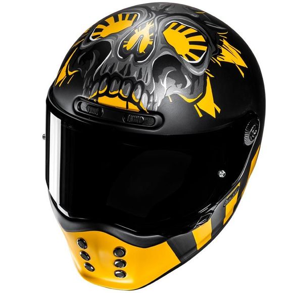 HJC V10 full face helmet - CRANIA - Black / YellowRef: HJ1293