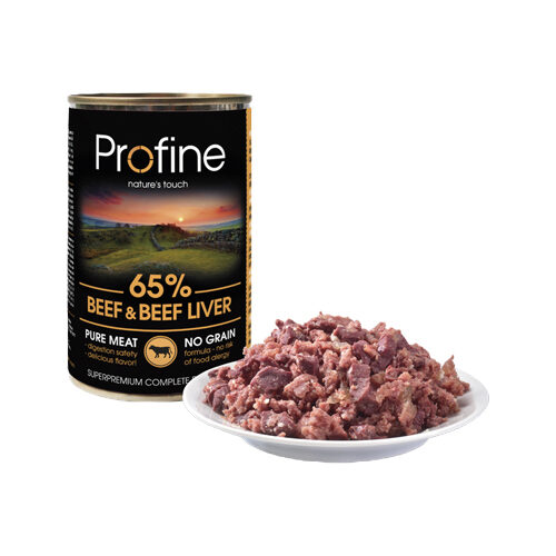 Profine Pure Meat – Dog Food – Beef - 6 x 400g