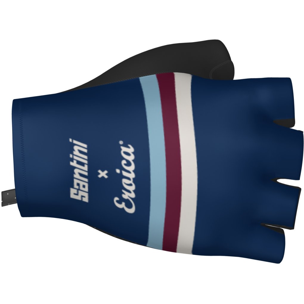 Santini Eroica Timo Cycling Gloves ER367CLTIMO - navy NY