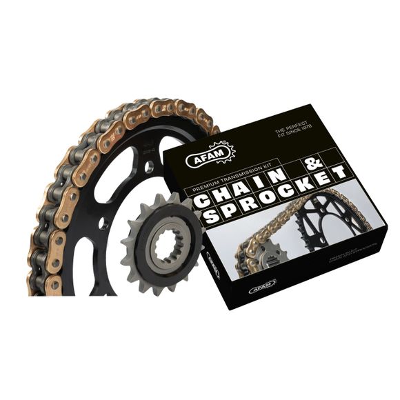 AFAM 520 Premium Steel Chain Kit with Quiet SprocketRef: Aa0119 / Kit102653
