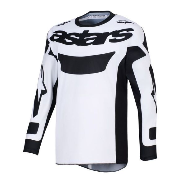 Maillot cross Alpinestars RACER - RIWAY 2025 - Blanc / NoirRef : AP4023