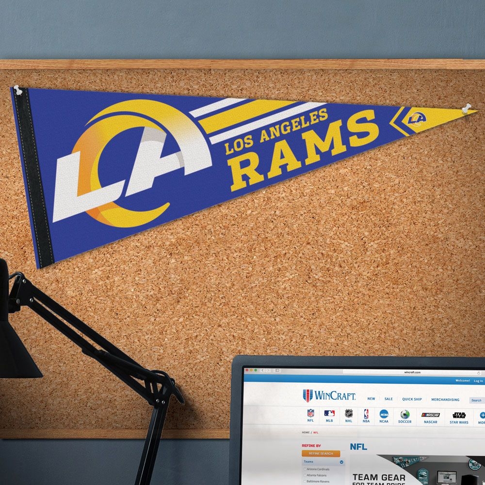Los Angeles Rams Big Logo NFL Pennant