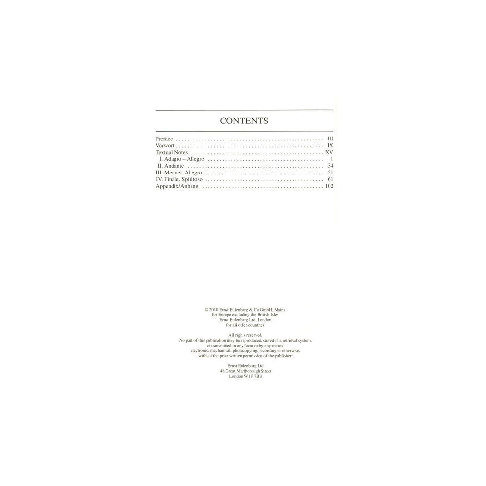 Edition Eulenburg Haydn Sinfonie Nr. 104 D