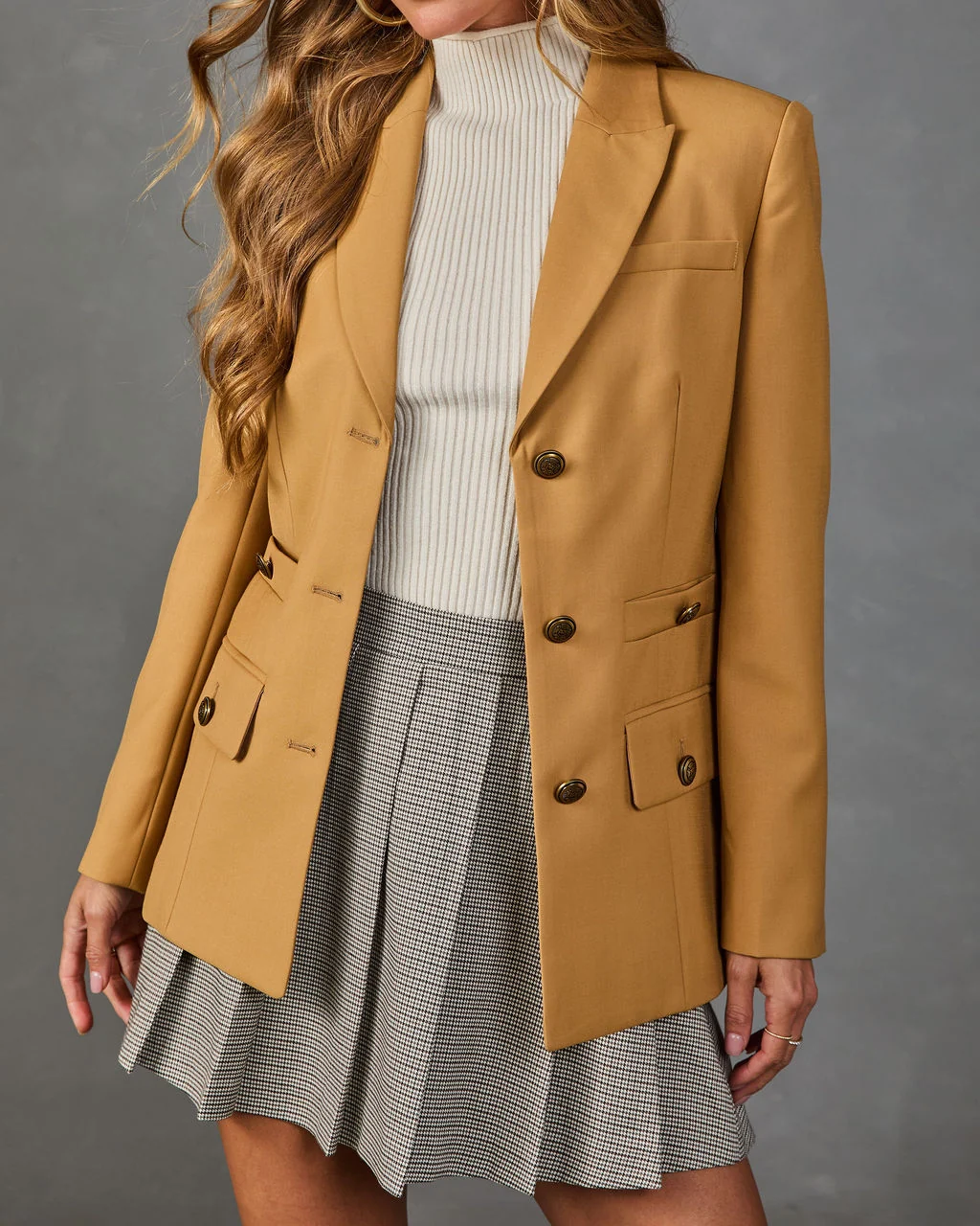 Autumn Crest Double Breasted Blazer