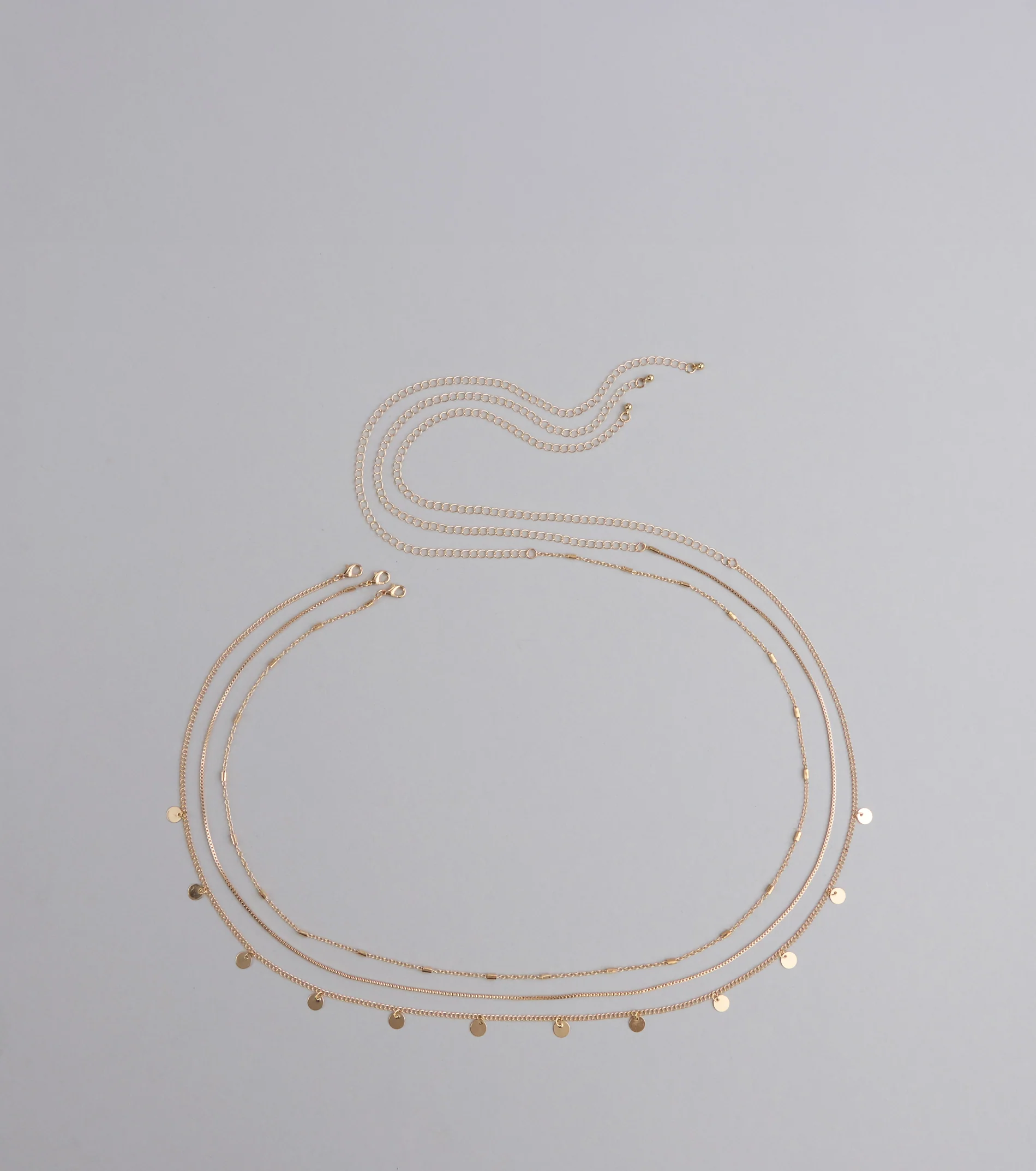 Shine On Me Layered Disc Belly Chain