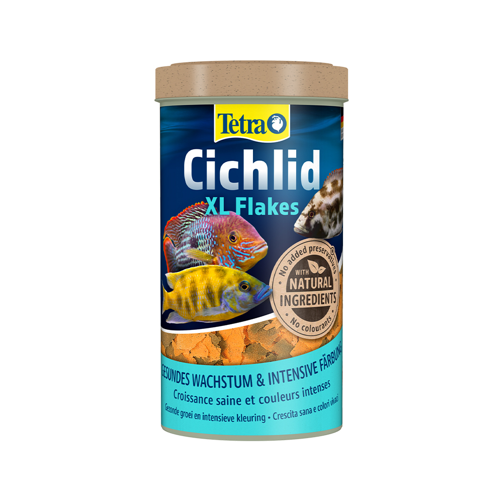 Tetra Cichlid XL Flakes Fish Food