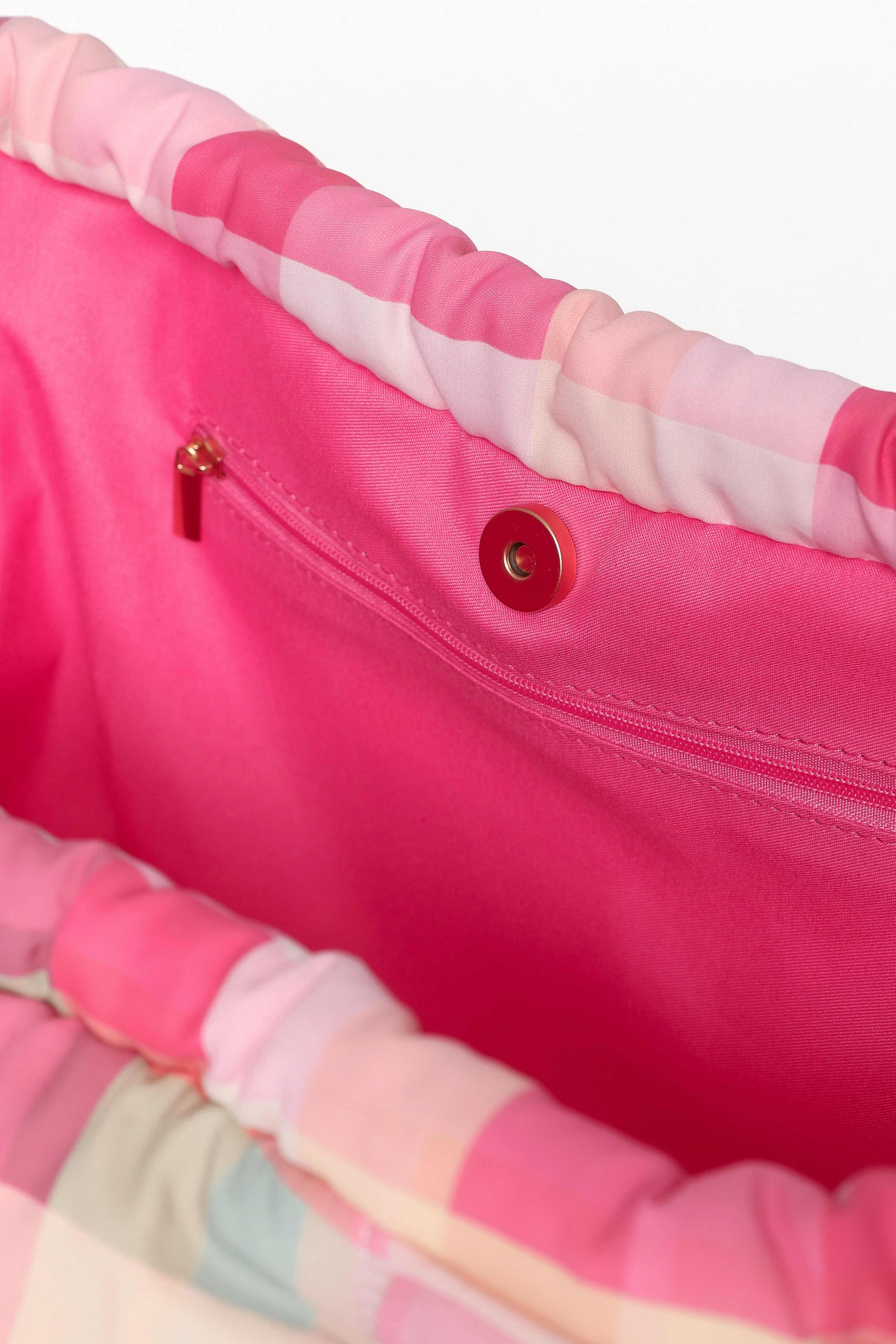 Marshmallow Midi Tote - Pink Picnic Plaid