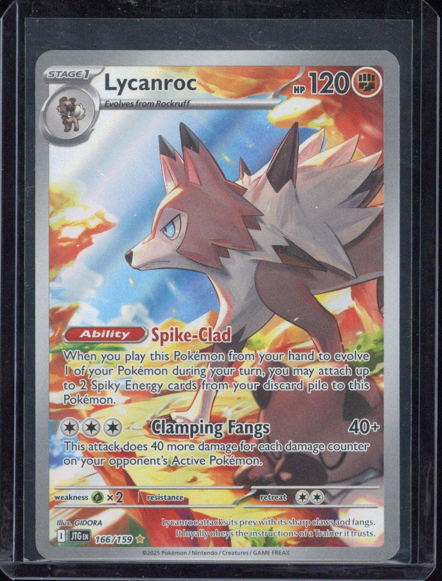 2025 Pokemon JTG Lycanroc #166