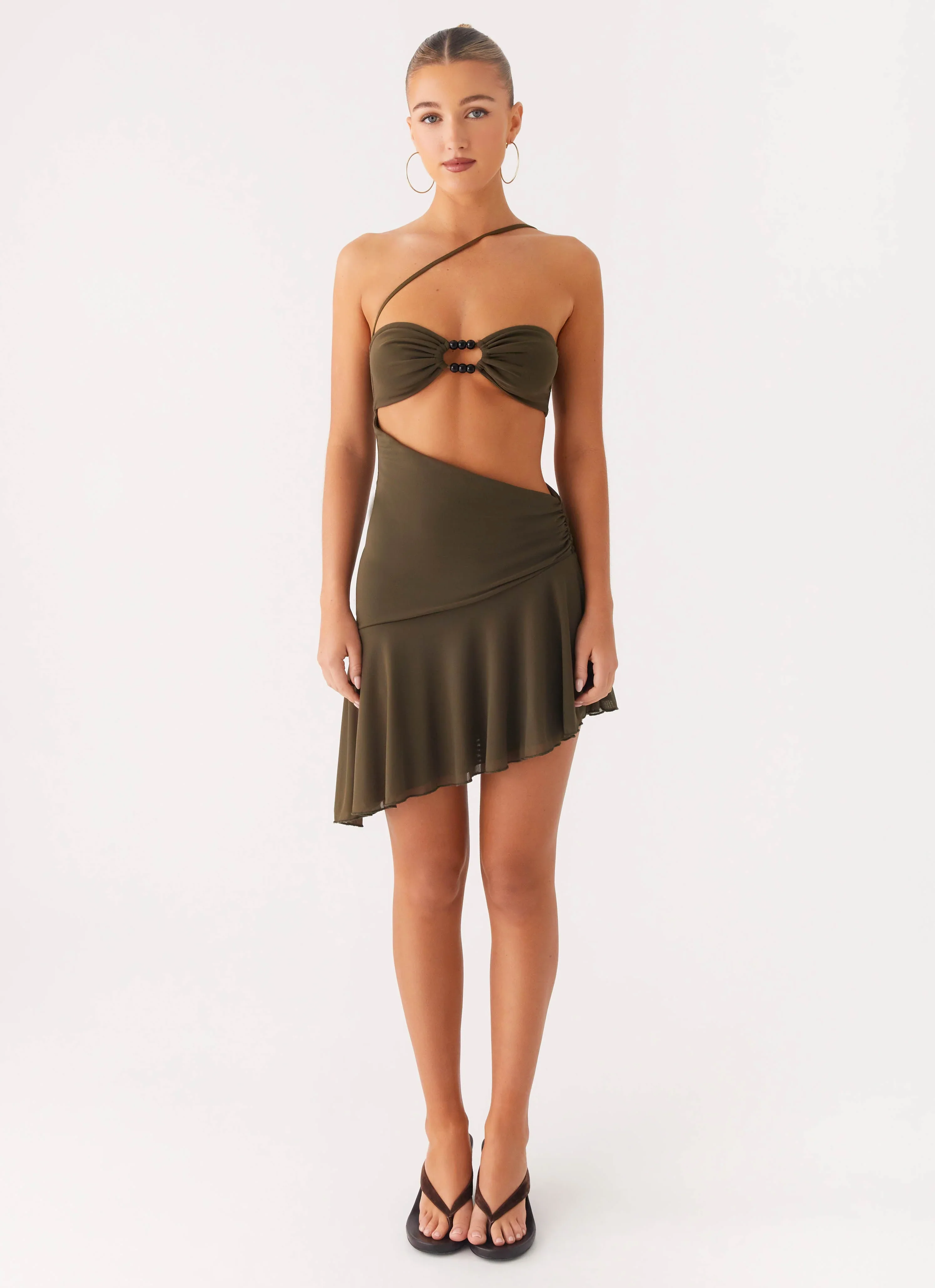 Islander Mini Dress - Khaki