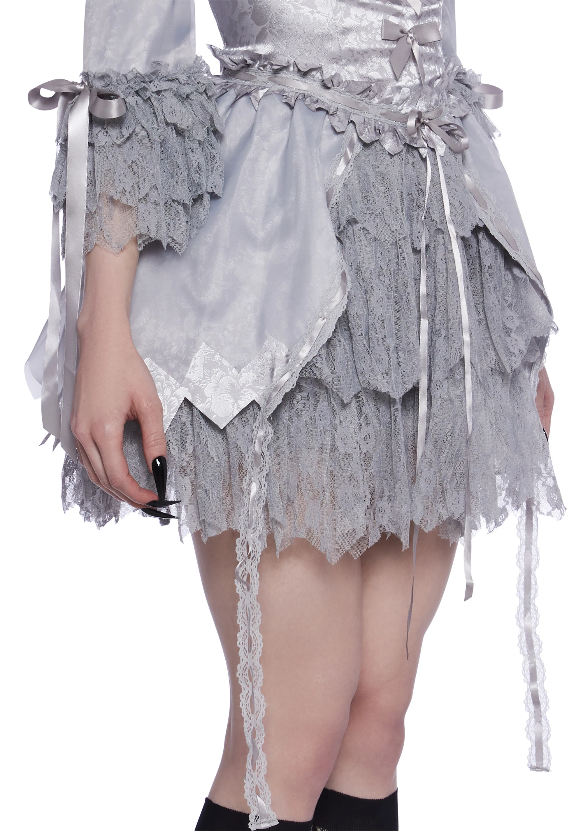 Cake Queen Costume and Wig Set - Ghost