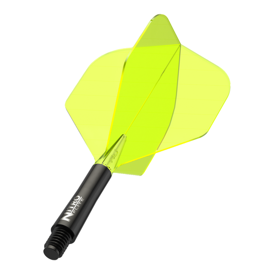 Red Dragon Nitroflite - Black Shaft Yellow No2 Flights
