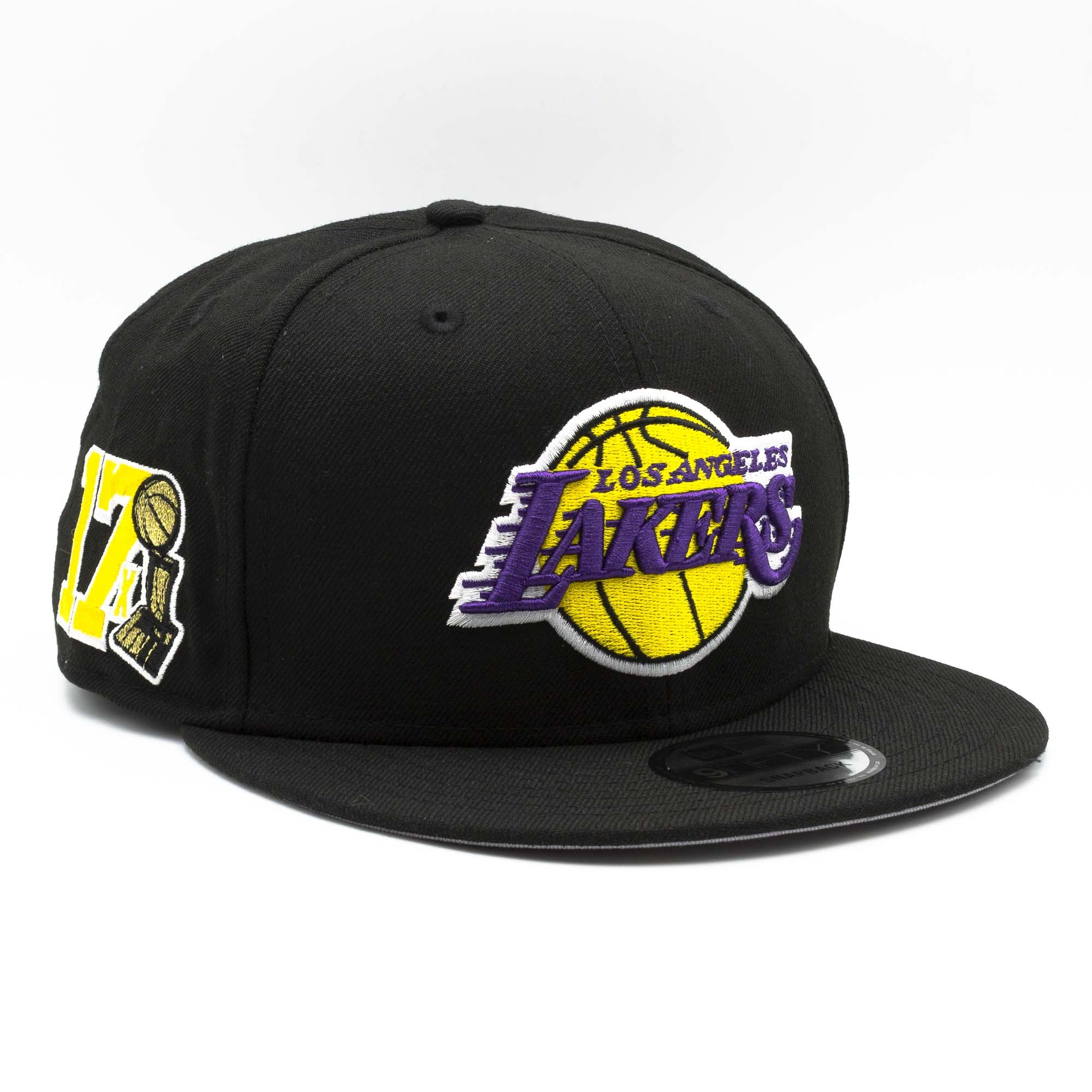 Los Angeles Lakers 17x NBA Champions New Era 9FIFTY Snapback NBA Cap Black