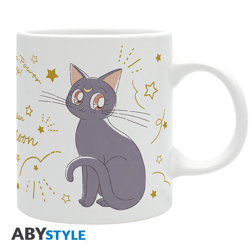 SAILOR MOON Mug Luna & Artemis Cats
