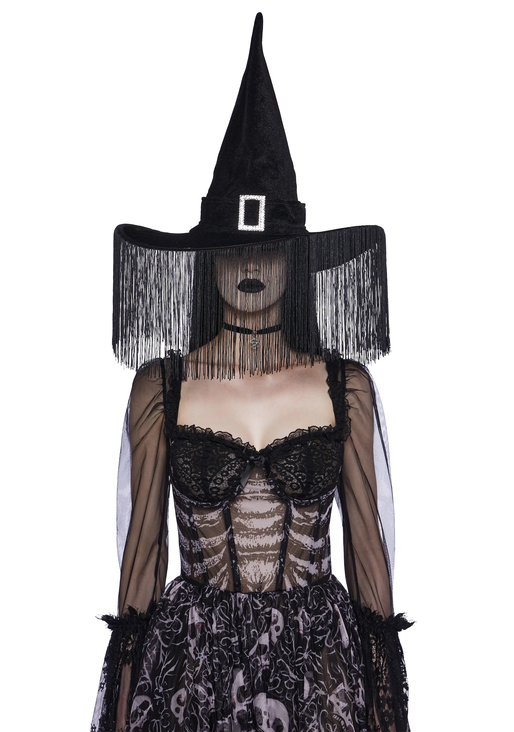 Frightful Fringe Witch Hat