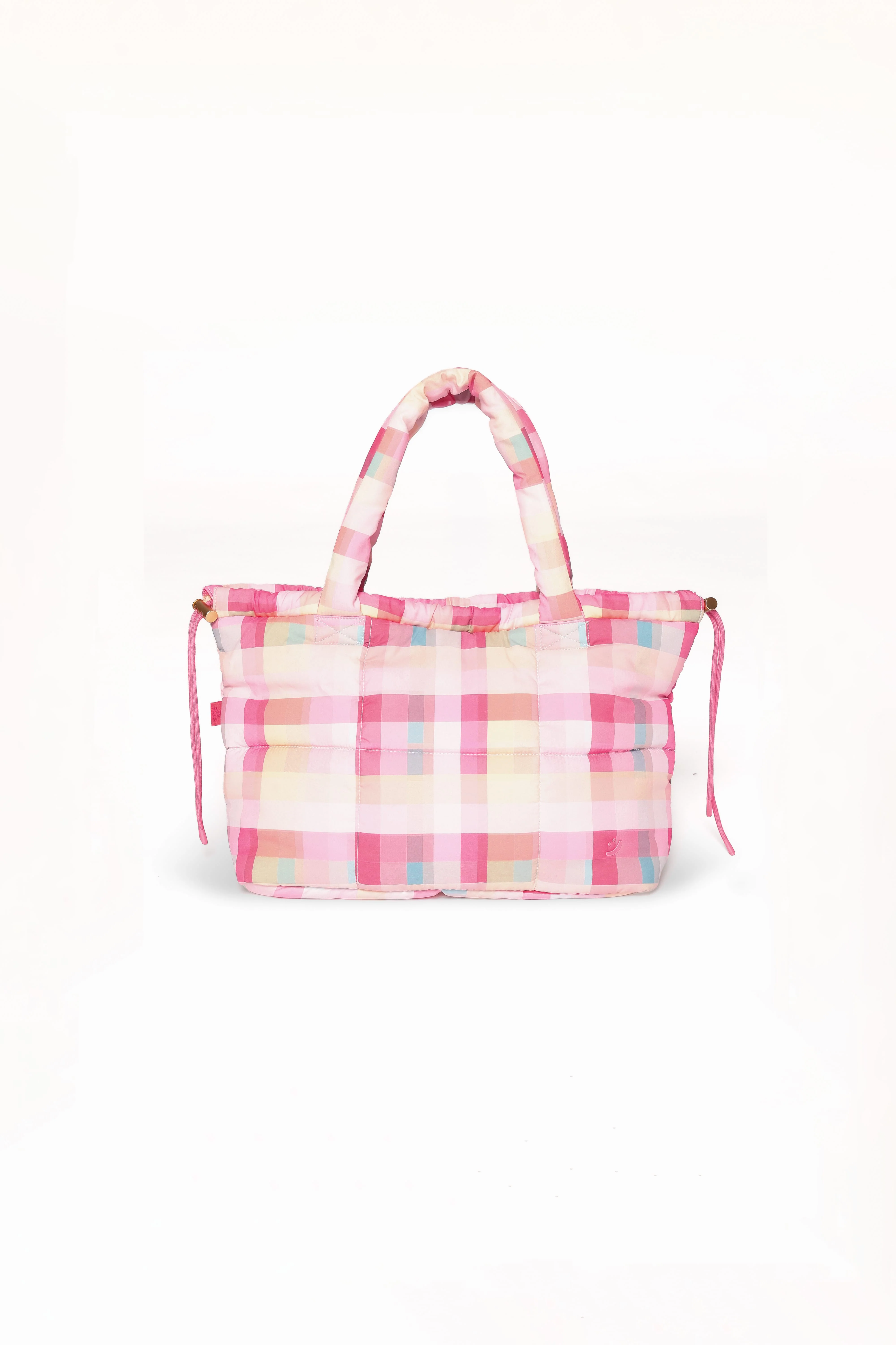 Marshmallow Midi Tote - Pink Picnic Plaid