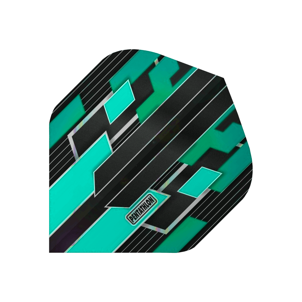 Pentathlon Flights Gilded Turquoise