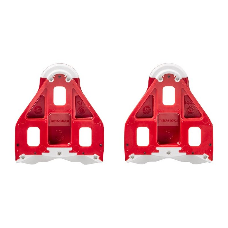 LOOK Delta Grip Fitness Pedal Cleats - red
