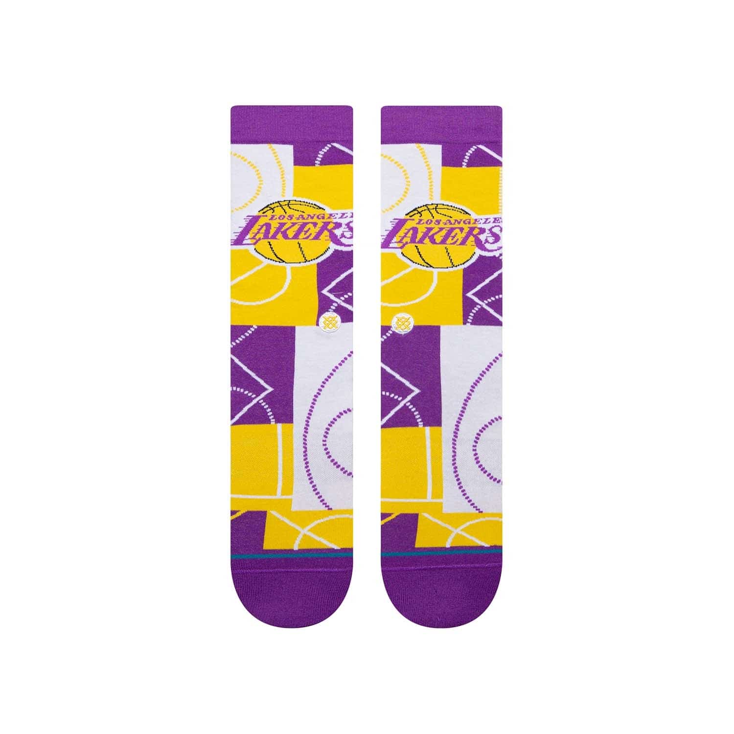 Los Angeles Lakers Zone Stance NBA Crew Socks
