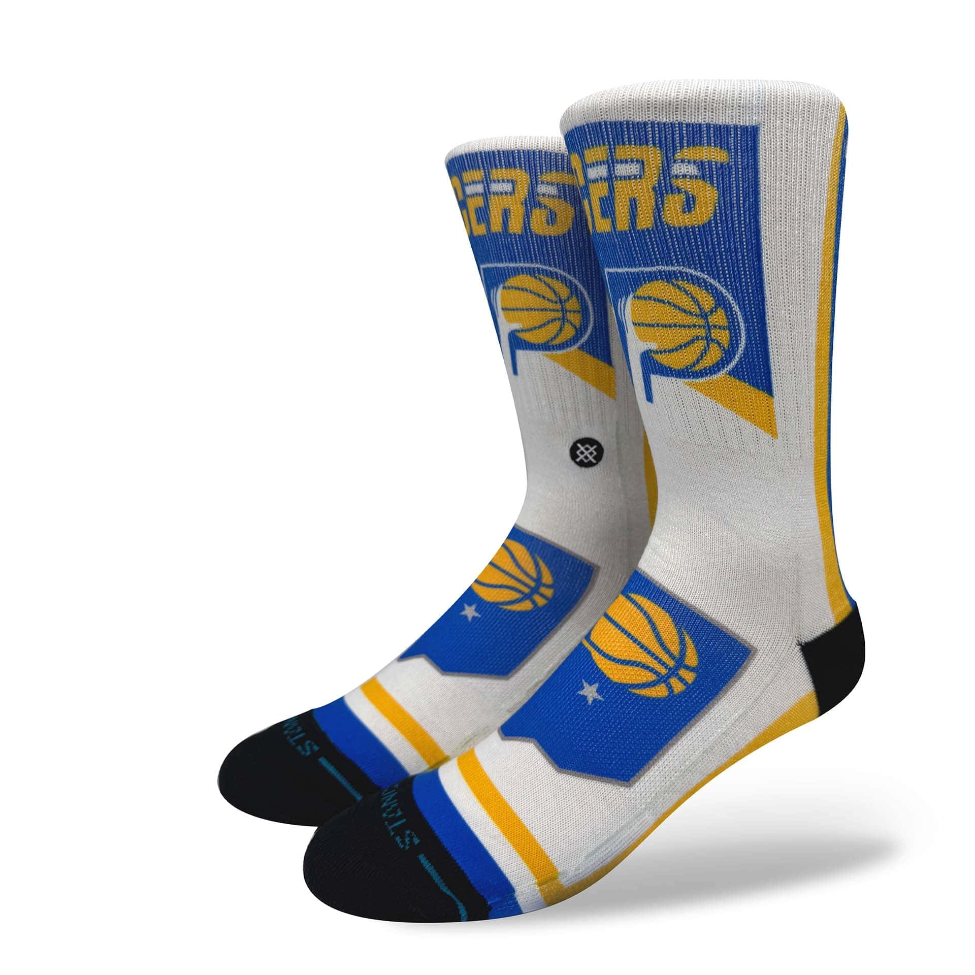 Indiana Pacers 2025-26 NBA City Edition Crew Socks