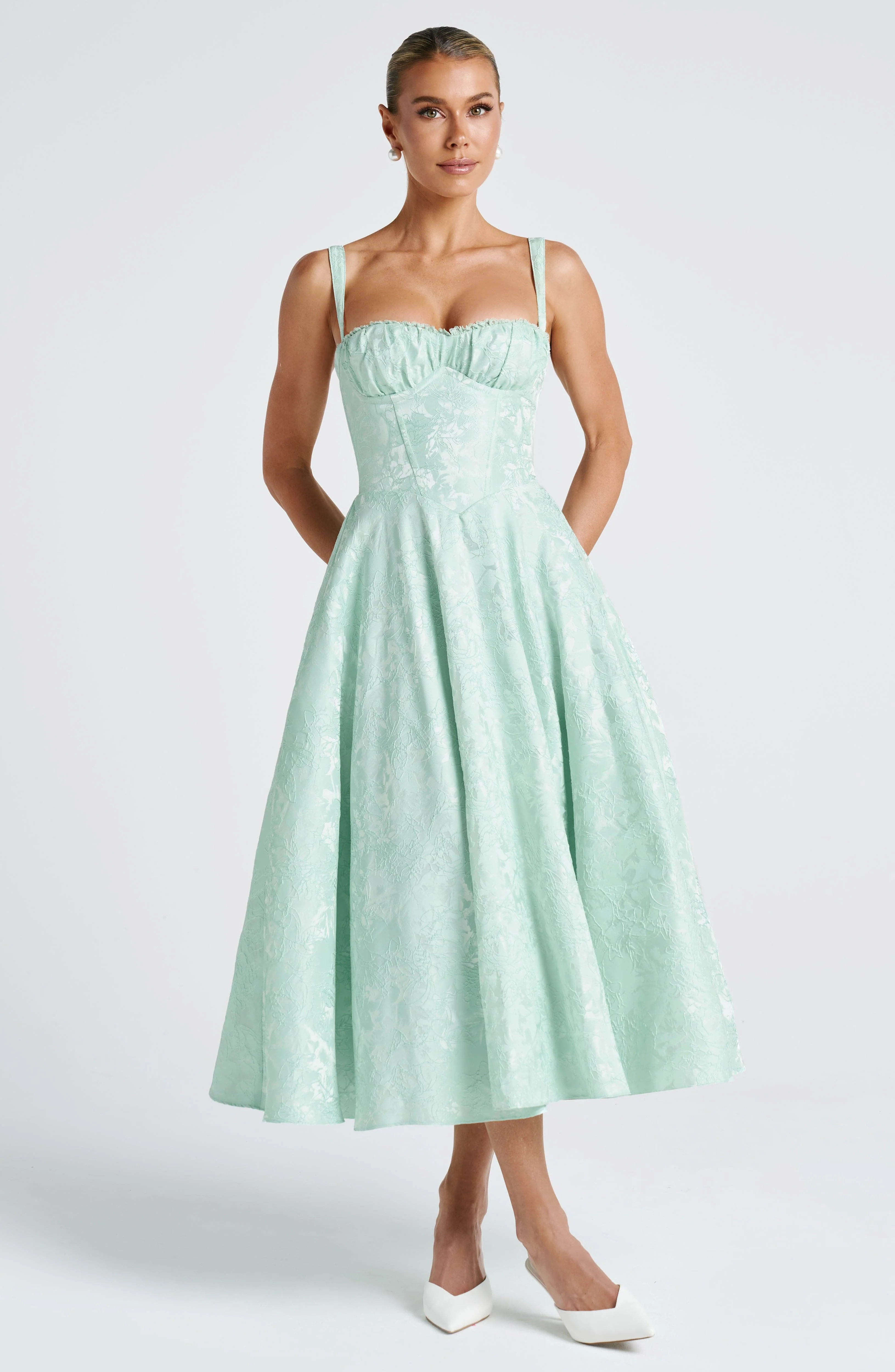 Amity Midi Dress - Mint