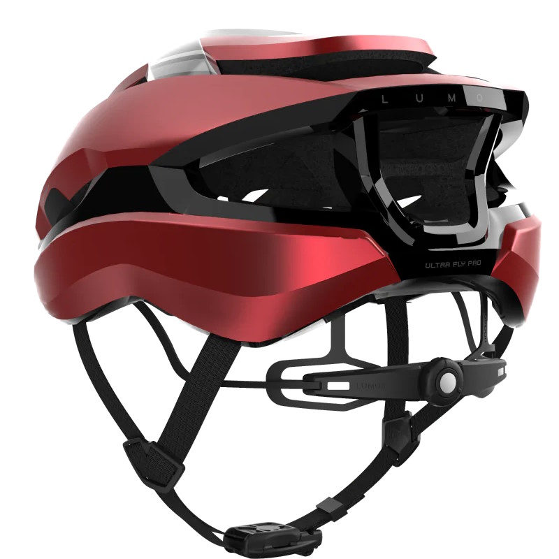 Lumos Ultra Fly Pro MIPS Helmet + Firefly Helmet Light - Daredevil Red