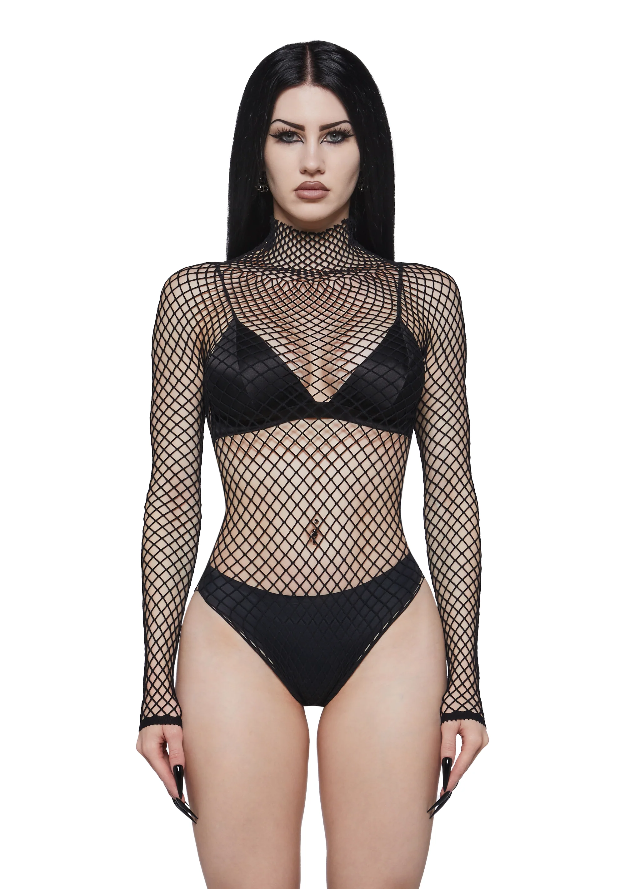 Because I Said So Fishnet Bodysuit