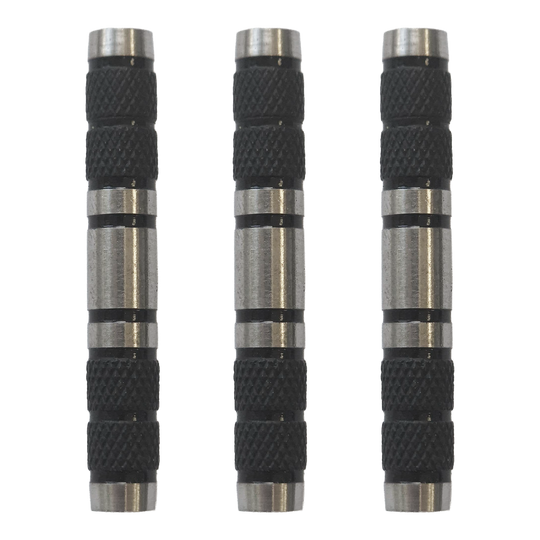 McDart Knurled Black Softdart Barrels - 18g