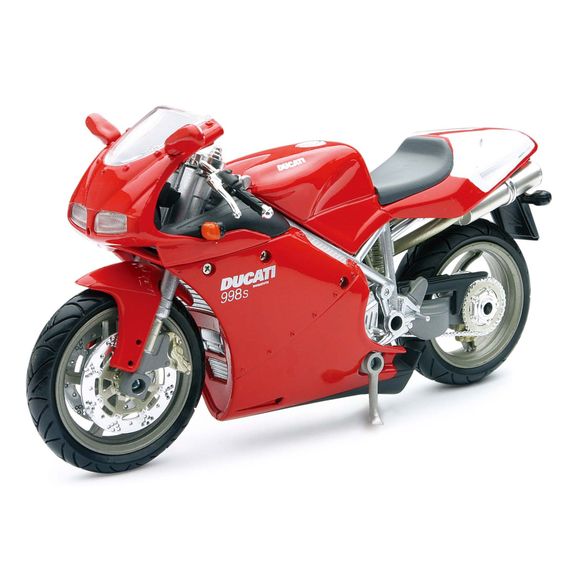 Newray Moto Ducati 998 S Miniature - 1/12 Scale - Red / BlackRef: NRY0009 / 43693A