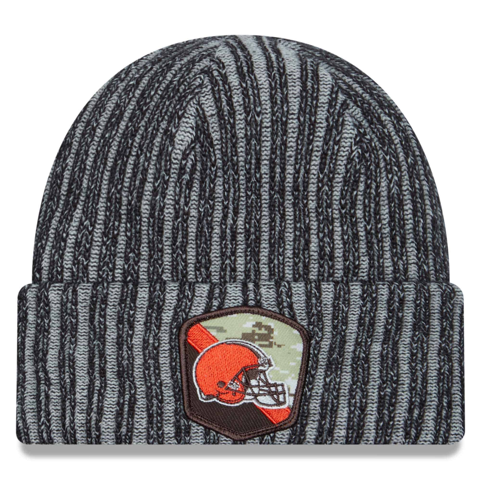 Cleveland Browns 2023 NFL Salute to Service New Era Knit Hat