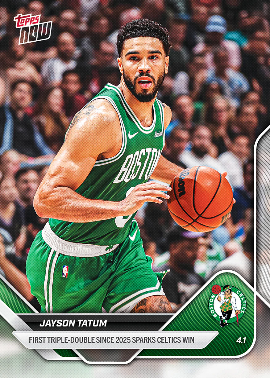 Jayson Tatum - 2025-26 NBA Topps NOW® - Card 236 - PR: 832