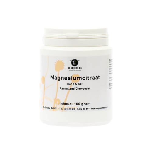 Groene Os Magnesium Citrate for Dogs & Cats - 100g