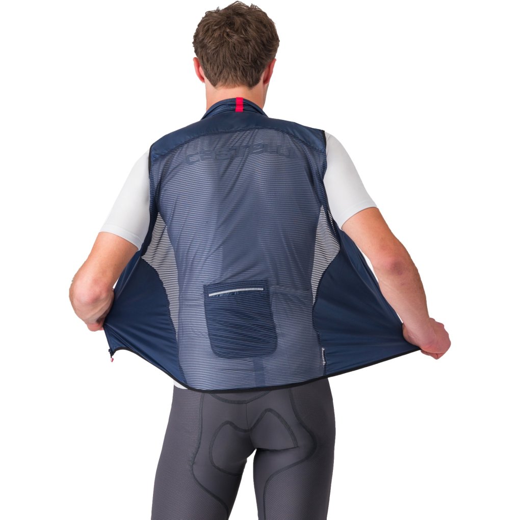 Castelli Aria Vest Men - belgian blue 424