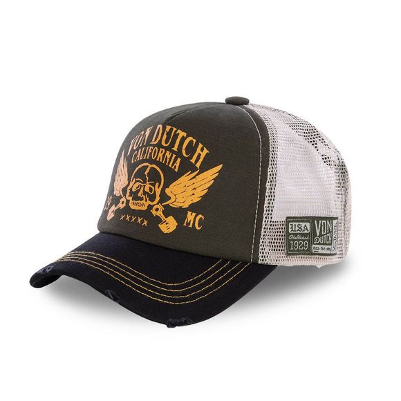 Casquette Von Dutch TRUCKER NOIR - NoirRef : VDH0112 / VD/0/CAS1/CREW5-TU