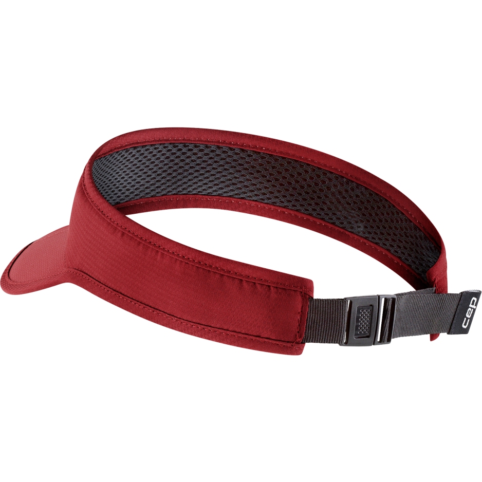 CEP Core Run Foldable Visor - burgundy