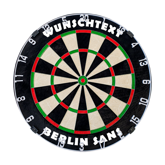 Dartboard mit Wunschtext