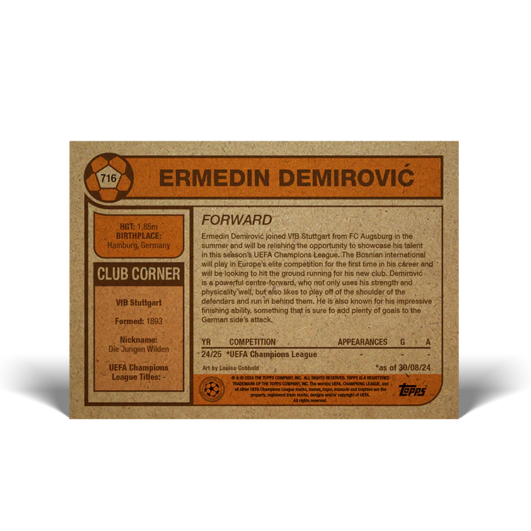 UCC Living Set Card 716 - Ermedin Demirović