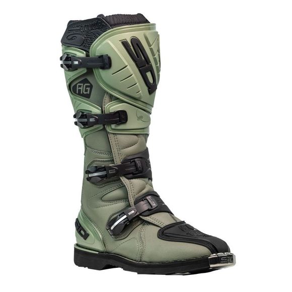 Bottes cross Sidi AGUEDA 2025 - Vert / NoirRef : SID0287