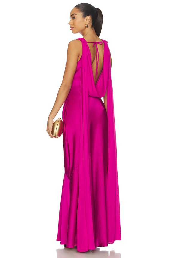 Runaway The Label Gabriella Cowl Maxi Dress